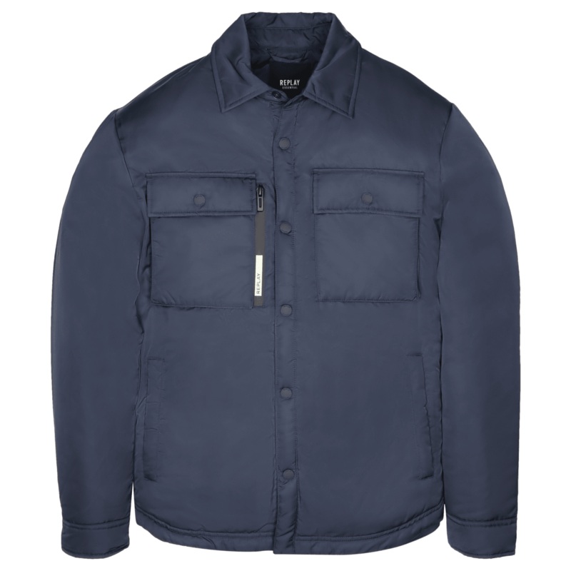 Replay Jacket Blue Medium