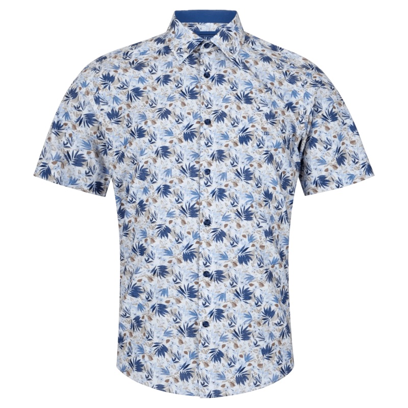 DG’s Drifter Giovanni Short Sleeve Shirt Blue Medium