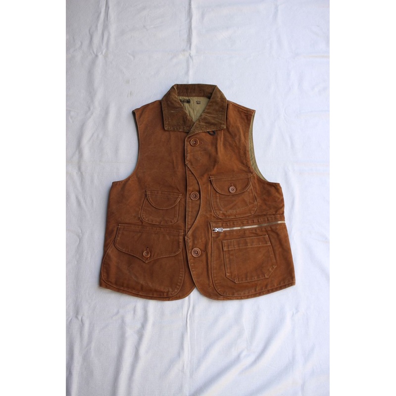 FREEWHEELERS / “Yellowstone” SLEEVELESS COAT (#2321015,YARN-DYED BUFFALO BROWN) 36