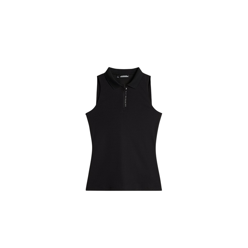 Leylo Sleeveless Top / Black Black L