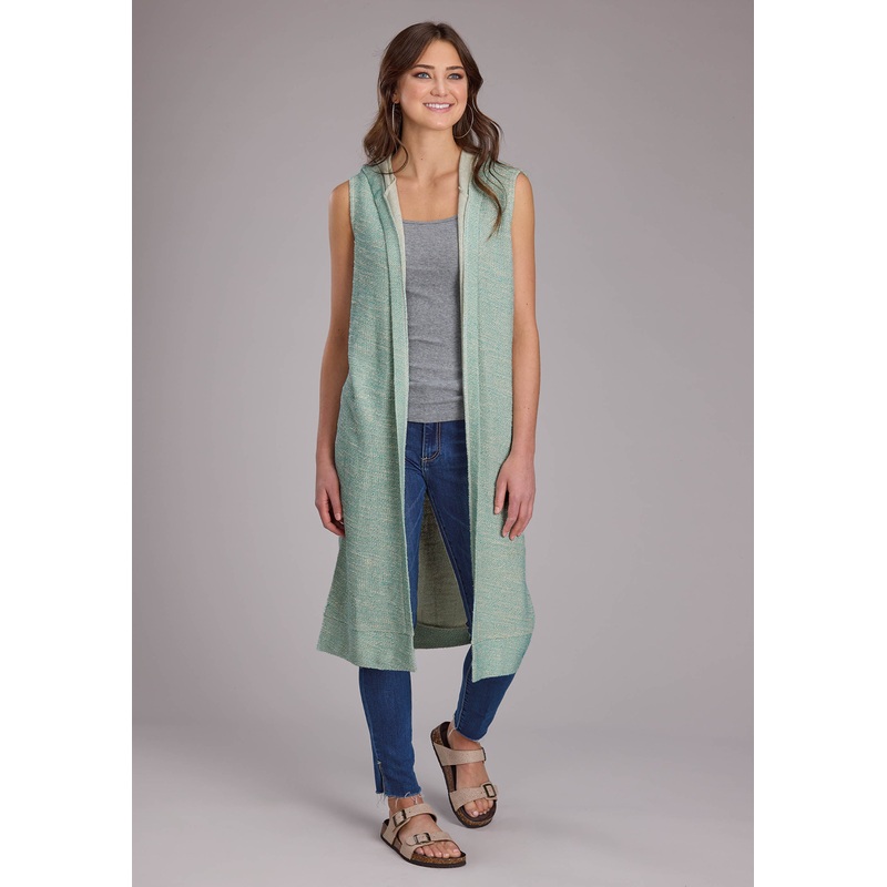 Womens Sleeveless Sweater Cardigan Sweater Pullover Western Shirt XS