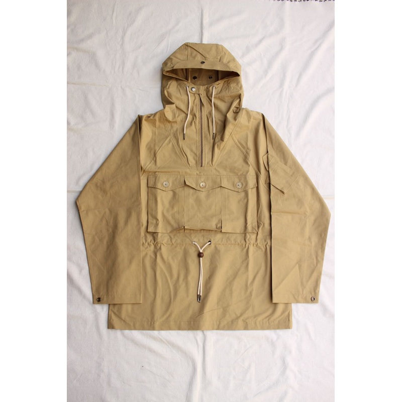 HAWKWOOD MERCANTILE / TRYFAN ANORAK (KHAKI VENTILE) S