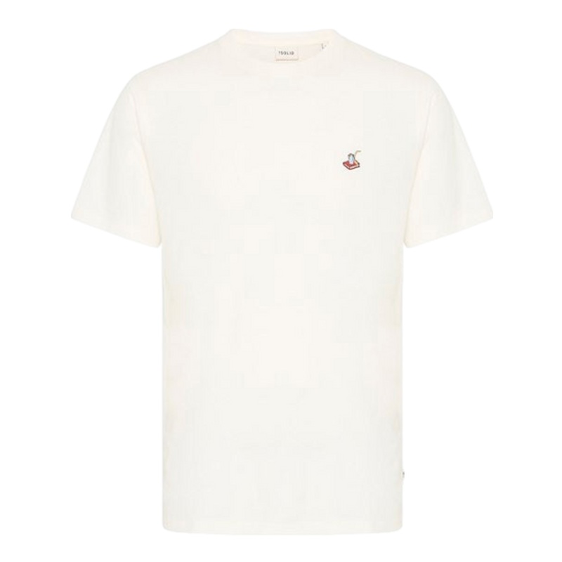 !SOLID Small Logo T-Shirt Off White Small