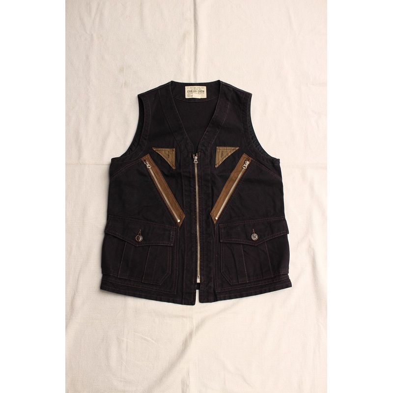 FREEWHEELERS / AVIATORS’ VEST (#1421017,DEEP NAVY) 34