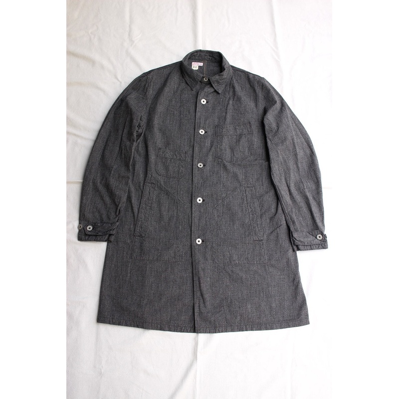 FREEWHEELERS / “Baldwin” WORK COAT (#2221011,BLACK PEPPER CHAMBRAY) 38