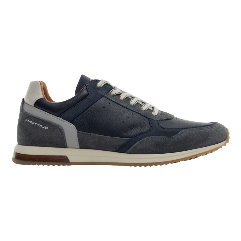 Ambitious Slow Leather Trainer Navy 41