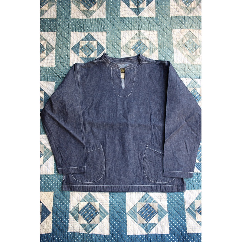 Cushman / 10oz DENIM FISHERMAN SMOCK (21015,BLUE) M