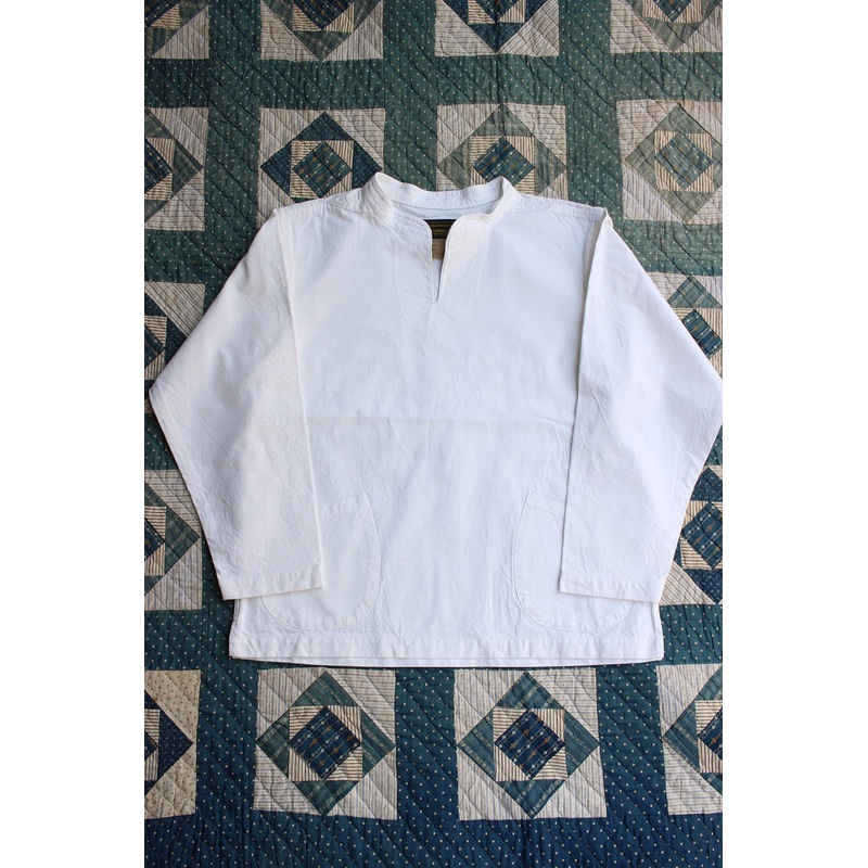 Cushman / 10oz DENIM FISHERMAN SMOCK (21015,WHITE) M