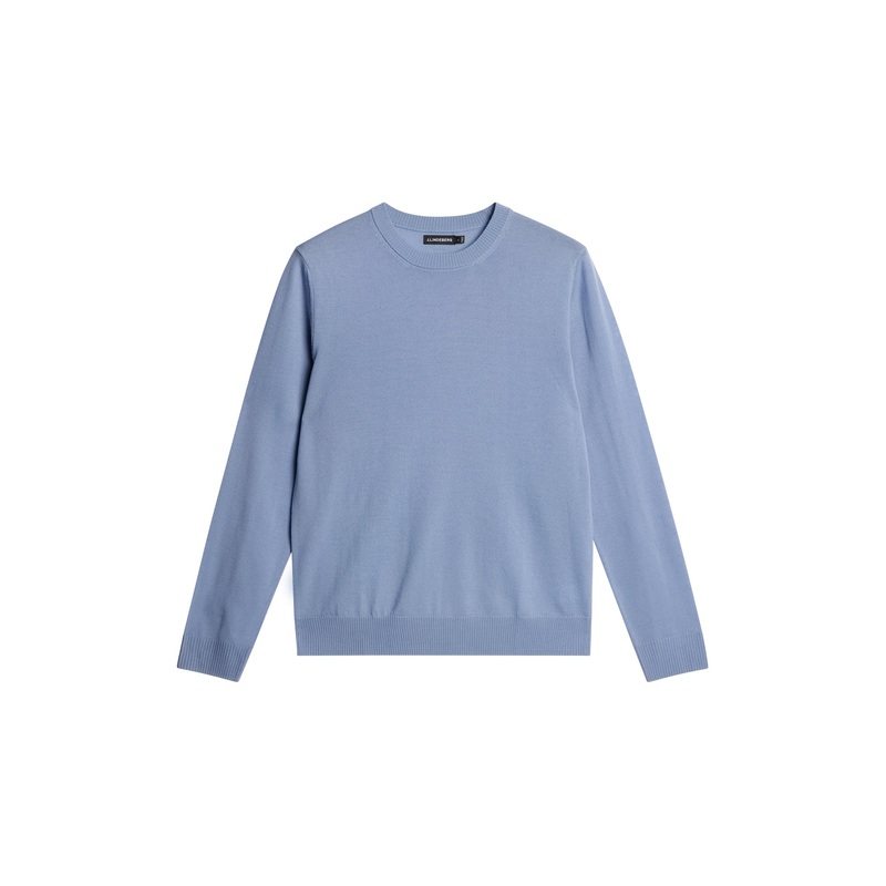 Keane Light Merino Crew Neck / Rain Washed Rain Washed L