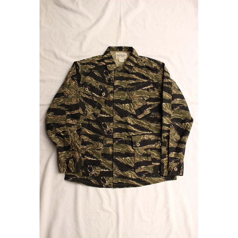 FREEWHEELERS / “JUNGLE FATIGUES” TROPICAL JACKET (#2121015,TIGER PATTERN CAMOUFLAGE) 36