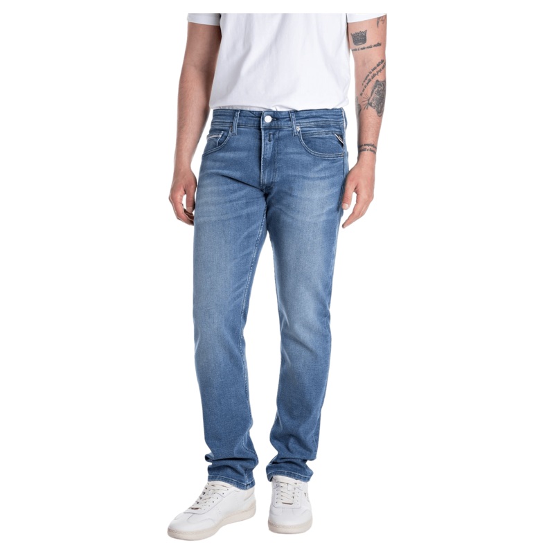 Replay Grover C-Stretch Jeans Medium Blue 32 Regular