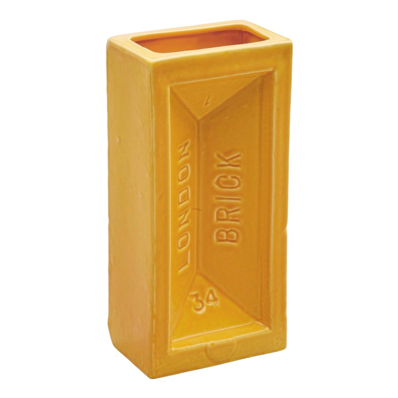 Stolen Form London Brick Vase Yellow One Size