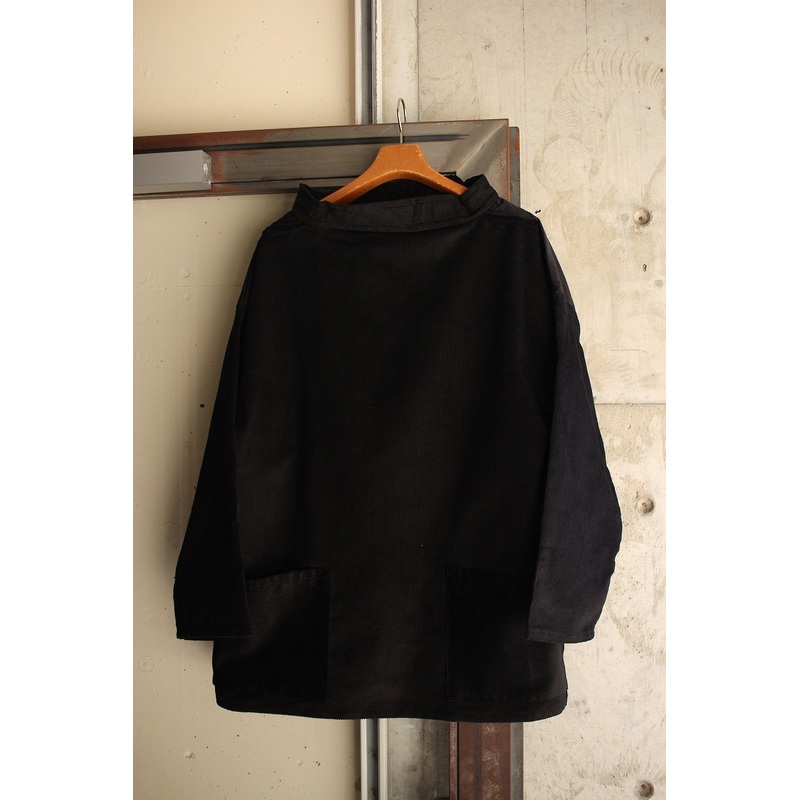 NEWLYN SMOCKS / CORDUROY SMOCK (BLACK) M