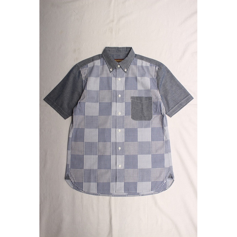 YEALOW / PANEL B.D. SHIRT (35250,MULTI) M