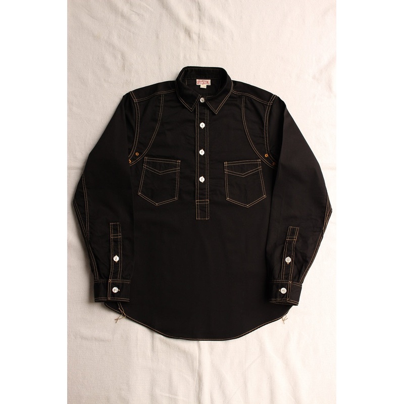 FREEWHEELERS / “STEEL DRIVER” WORK SHIRT (#1823009,BLACK) 14