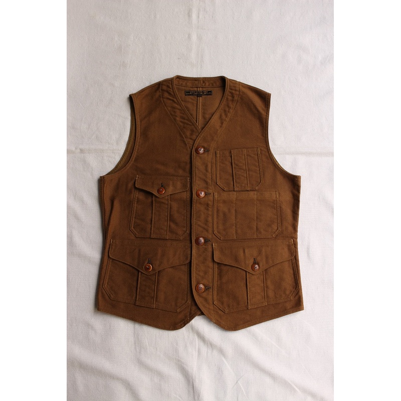 FREEWHEELERS / STRAW BOSS VEST (#1621020,YARN-DYED BRONZE) 34