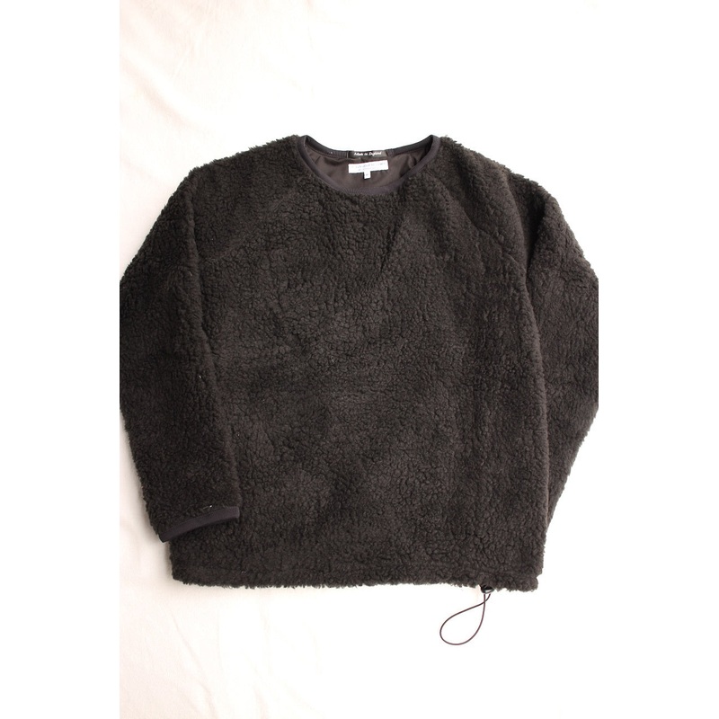 LE TRICOT DE LA MER / SHERPA FLEECE CREW (BLACK) M