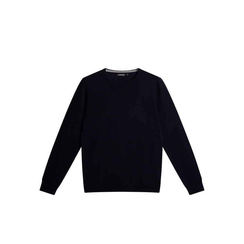 Lyle Merino Crew Neck Sweater / Navy Navy L