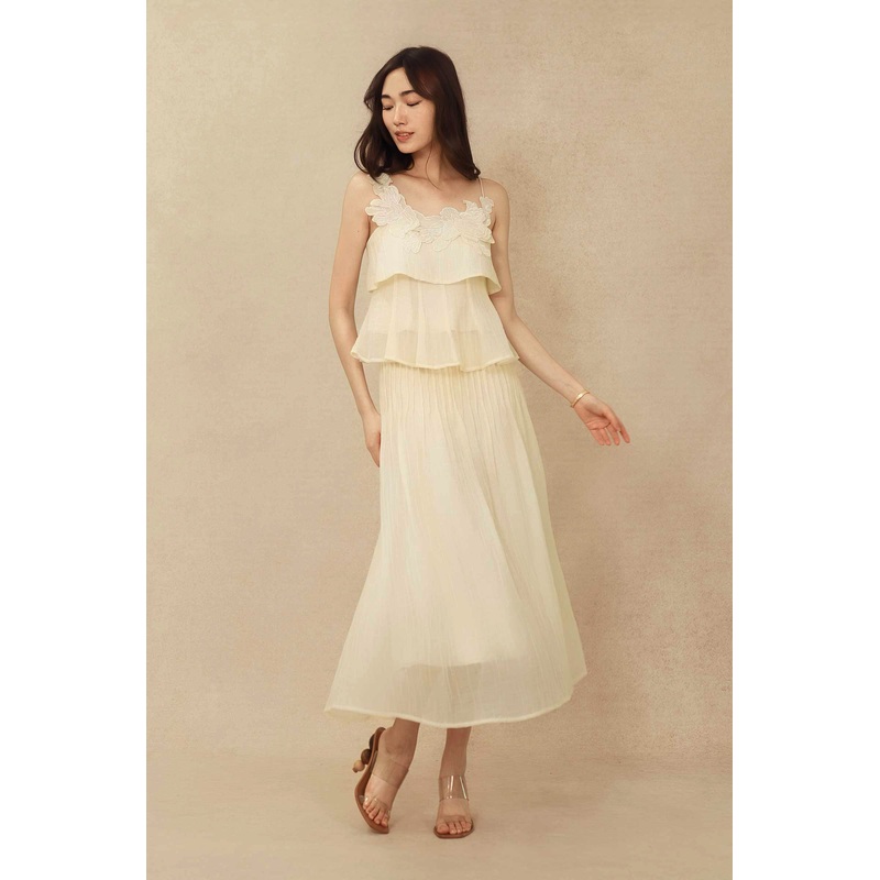 Aluna Skirt (Cream) XS Cream