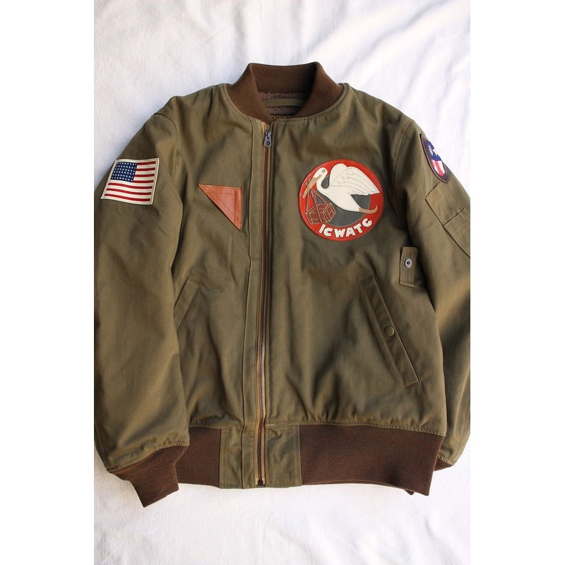 COLIMBO / FLIGHT JACKET B-15A MOD.TYPE “HUMP WORK HORSE” (ZT-0154,OLIVE) S