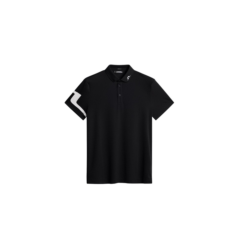 Heath Regular Fit Golf Polo / Black Black L