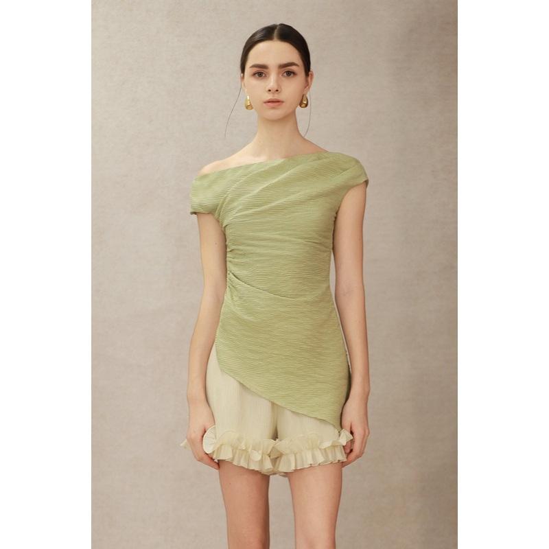 Liora Drape Top (Sage) XS Sage