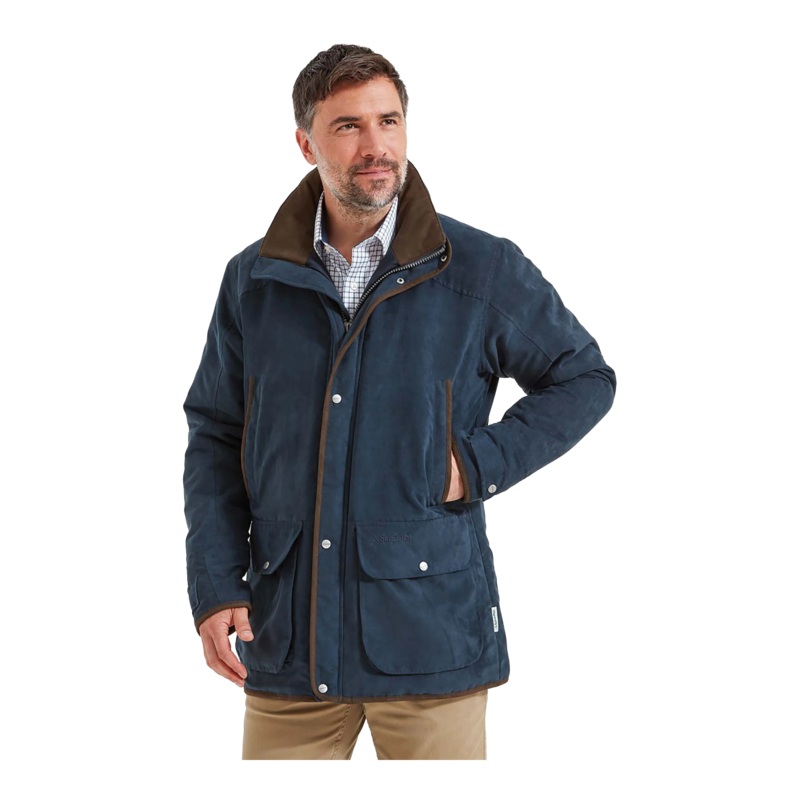 Schoffel Oundle Country Coat Navy 38