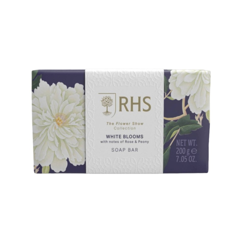 The Somerset Toiletry Co. Rhs The Flower Show Collection Wrapped Soap White Blooms (Rose & Peony 200g