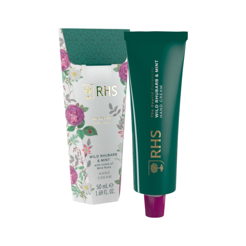 The Somerset Toiletry Co. Rhs The Rewild Collection Hand Ceam Wild Rhubarb & Mint 50ml