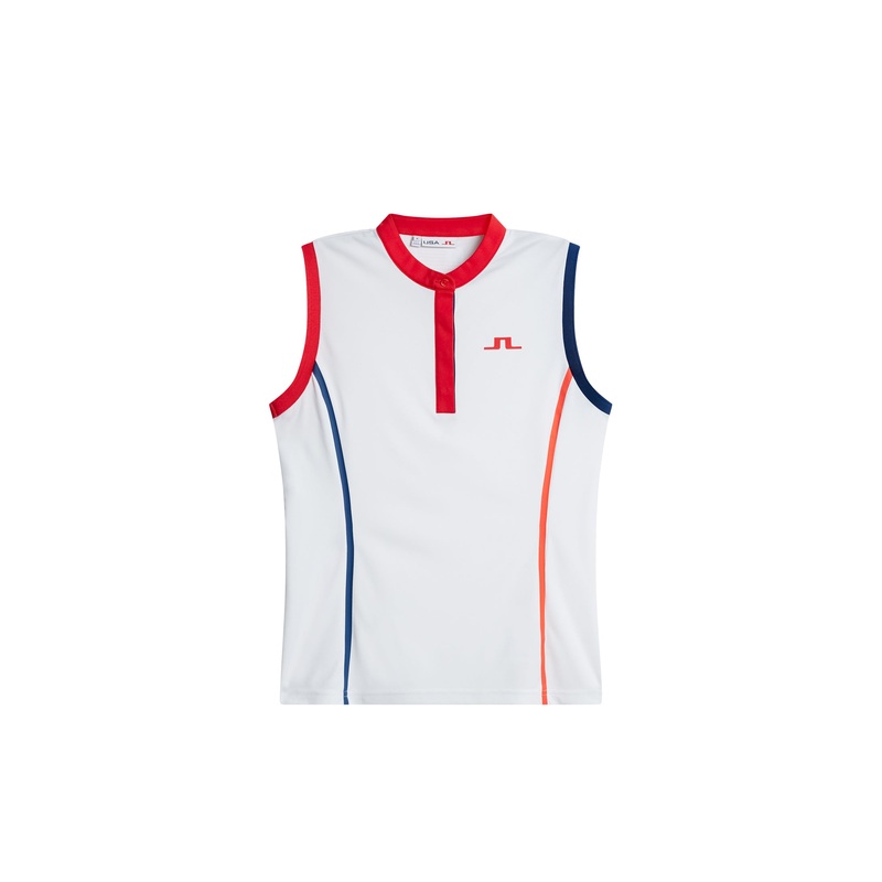 Daphne Sleeveless Top / White White L