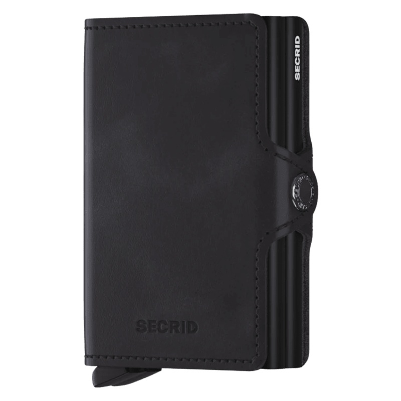 Secrid Twinwallet Vintage Style Black One Size