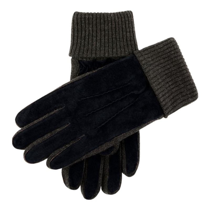 Dents Kendal Suede Gloves Navy Medium