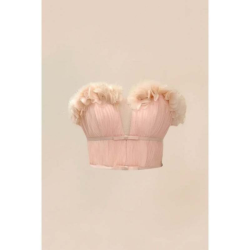 Diaveriale Corset Top (Coral Pink) XS Coral Pink