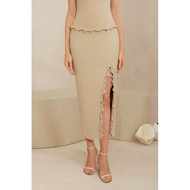 Drenielle Knit Skirt (Sage) XS Sage