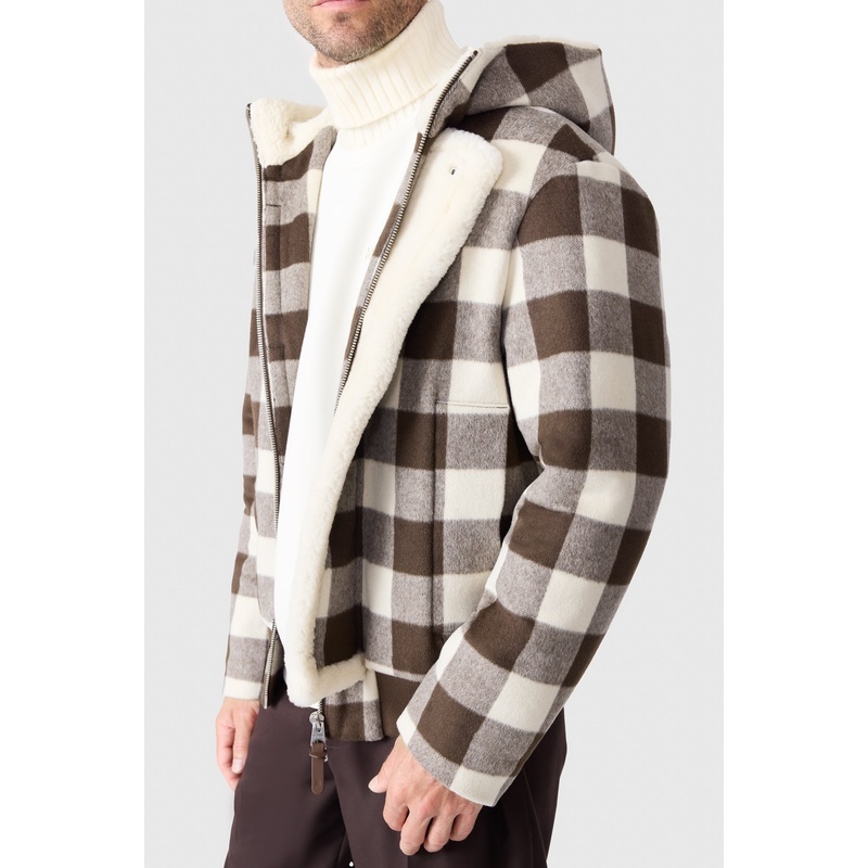 JAY-PL Coffee-Cream Plaid 36