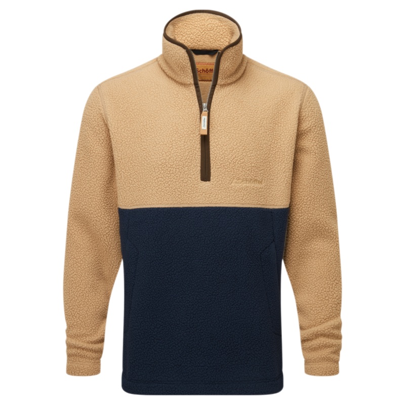 Schoffel Berkeley Retro Fleece True Navy/Tan 38