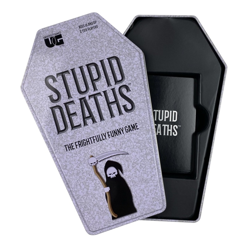 University Games Stupid Deaths Coffin Tin One One Size