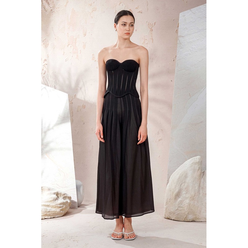 BACKORDER Darz Organza Pants (Black) XS Black