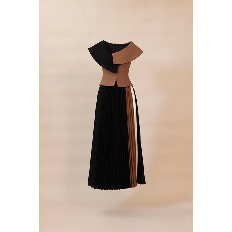 Dalestra Dress (Brown) XS Brown