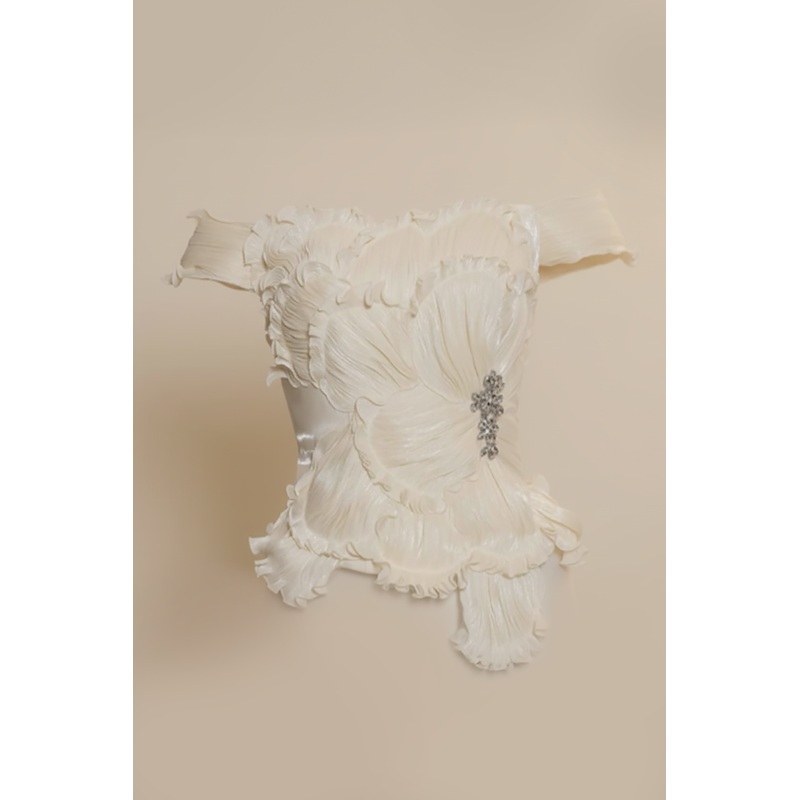 Drasielle Corset Top (Cream) XS Cream