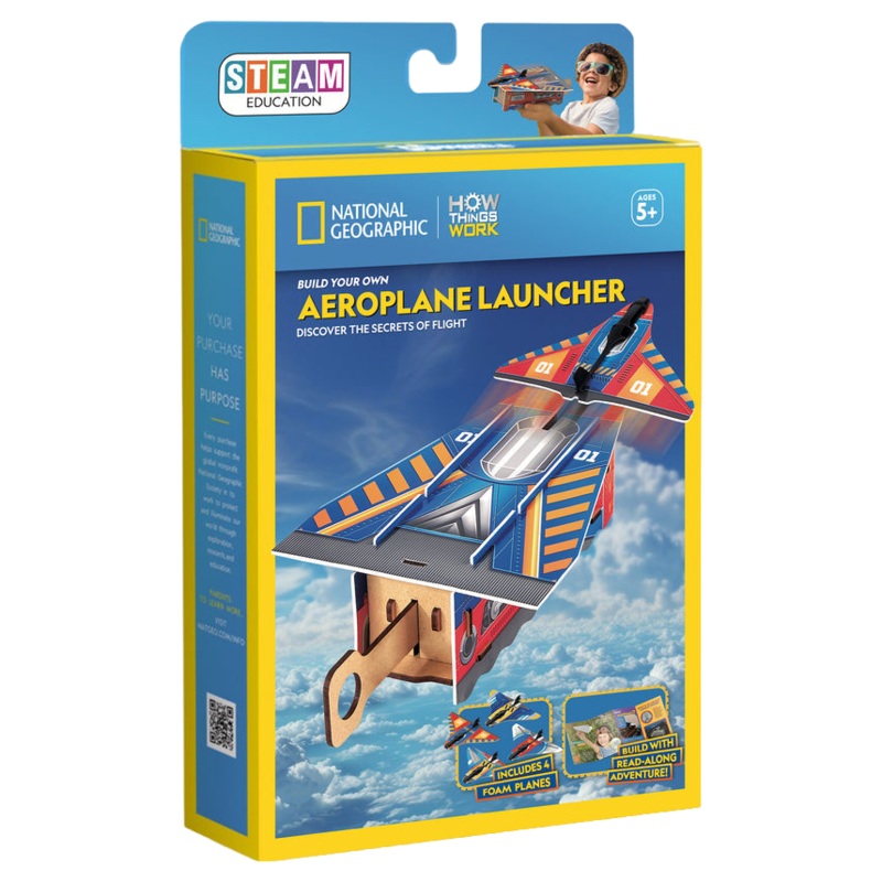 University Games Airplane Launcher – How Things Work Multi One Size