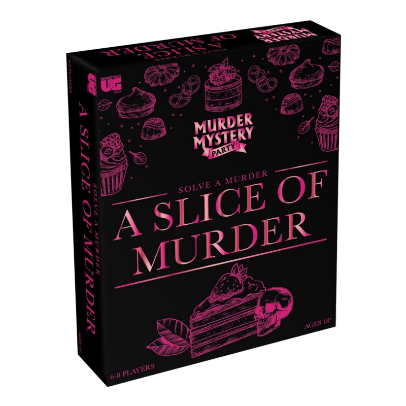 University Games Murder Mystery Party A Slice of Murder One Size