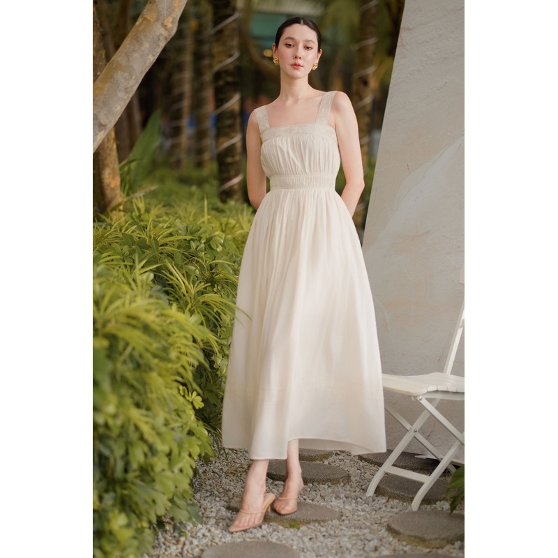 Delearis Dress (Ivory) XS Ivory