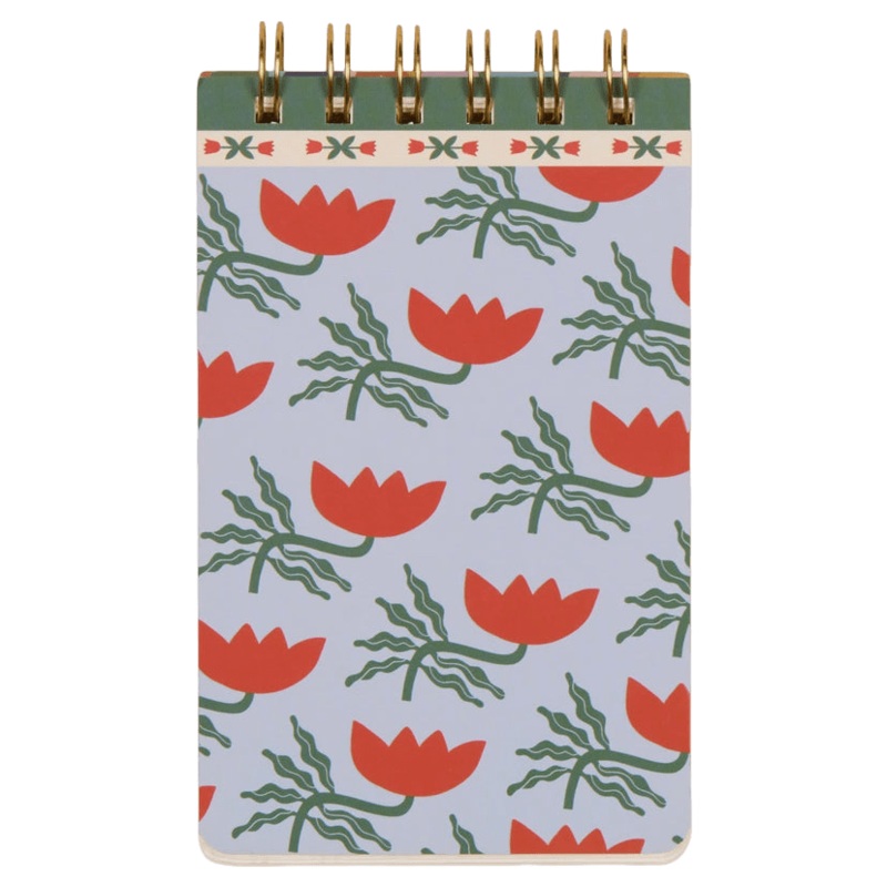 Designworks Ink A Dopo Twin Wire Notepad Flower One