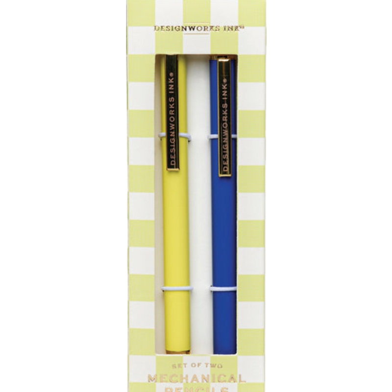 Designworks Ink Mechanical Pencils – Set of 2 Cobalt & Citron One