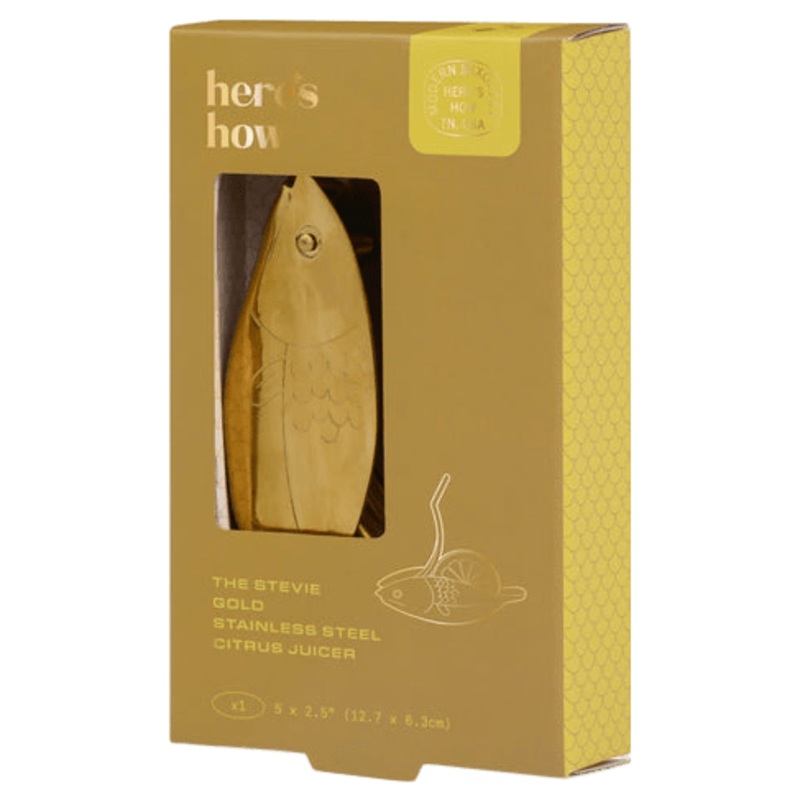 Here’s How The Stevie Fish Citrus Juicer Gold One