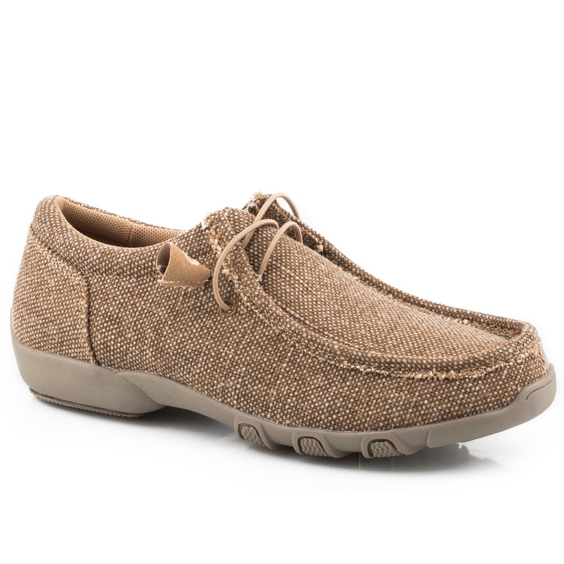 Womens Tan Canvas Fabric 5 R