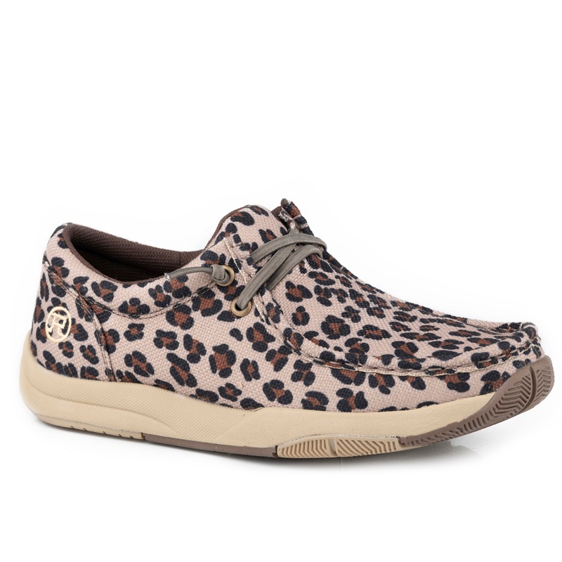 Womens Leopard Heavy Canvas Upper 5 R