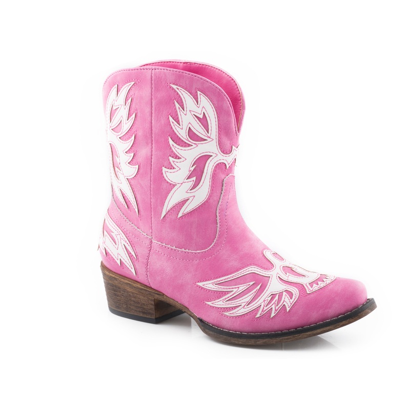 Womens Pink Faux Leather Upper 5 R