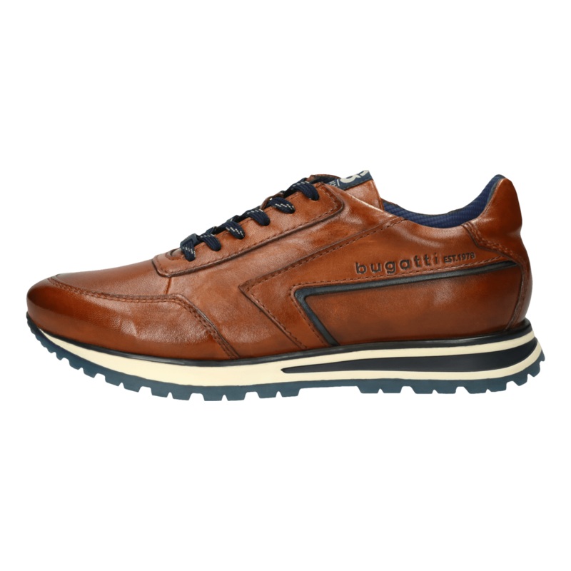 Bugatti Philip Leather Trainers Cognac 41